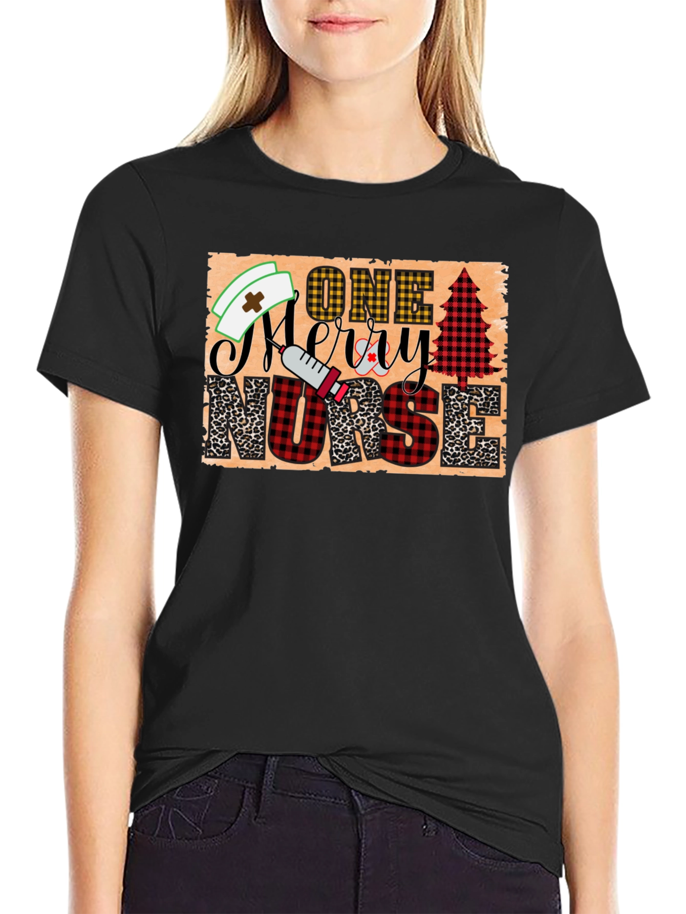 One Merry Nurse Christmas T-Shirt