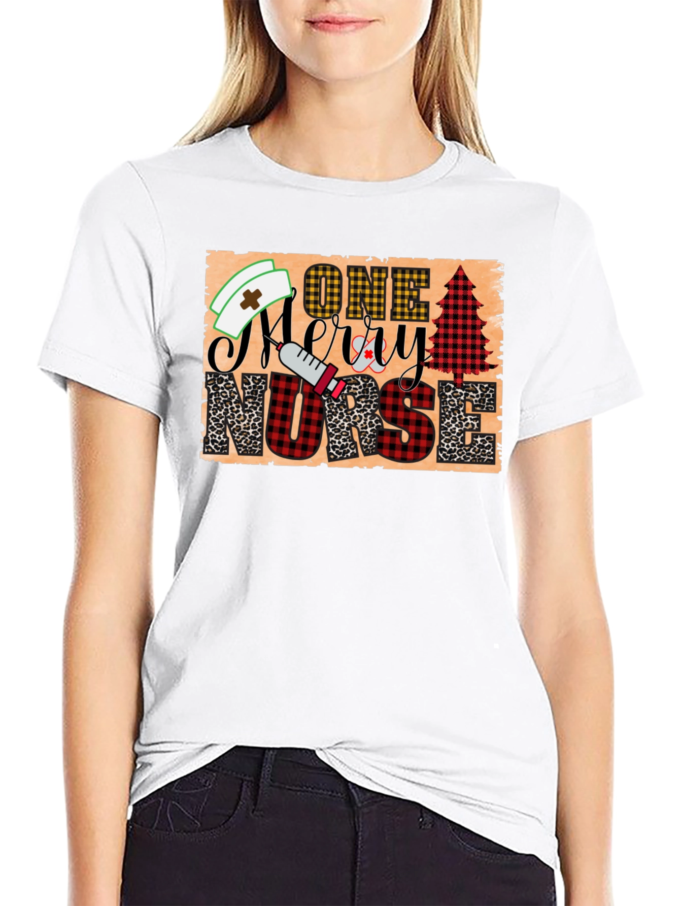 One Merry Nurse Christmas T-Shirt