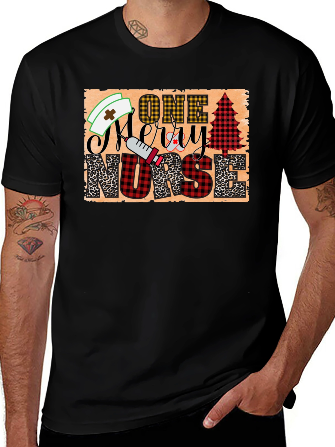 One Merry Nurse Christmas T-Shirt