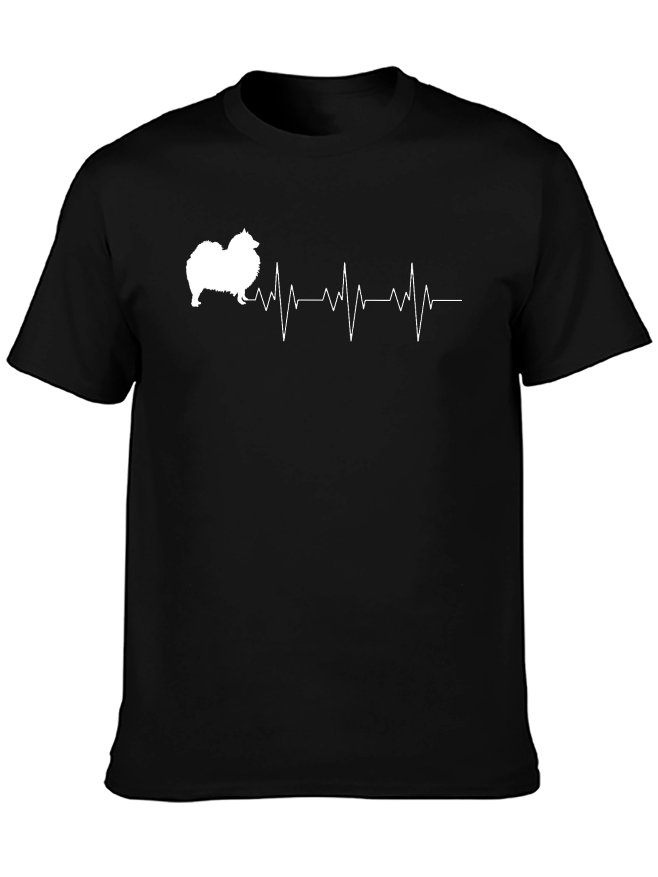 Pomeranian Heartbeat T-Shirt Dog Lover Tee