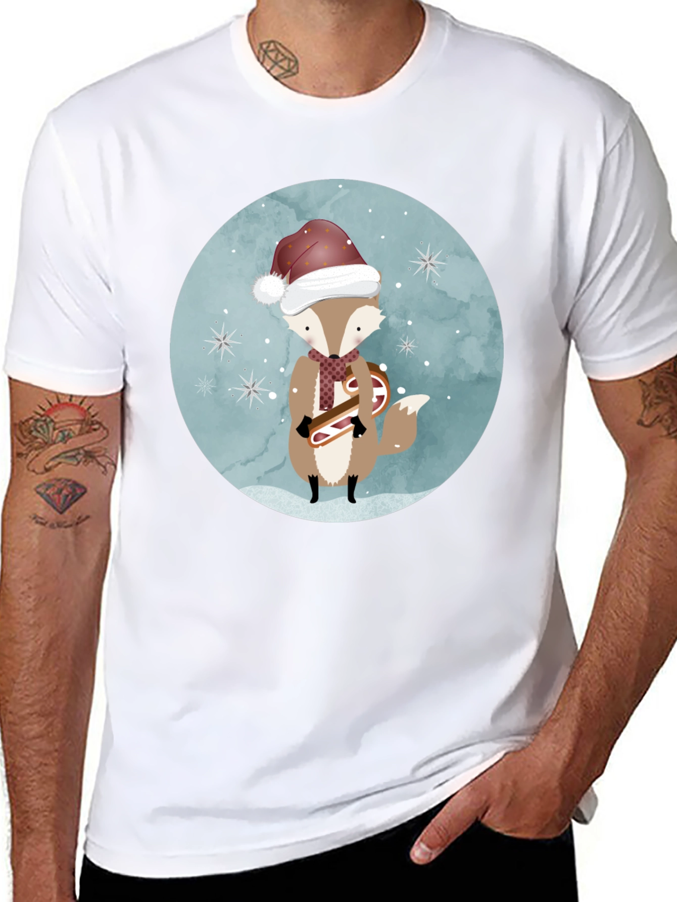 Festive Fox Graphic Tee