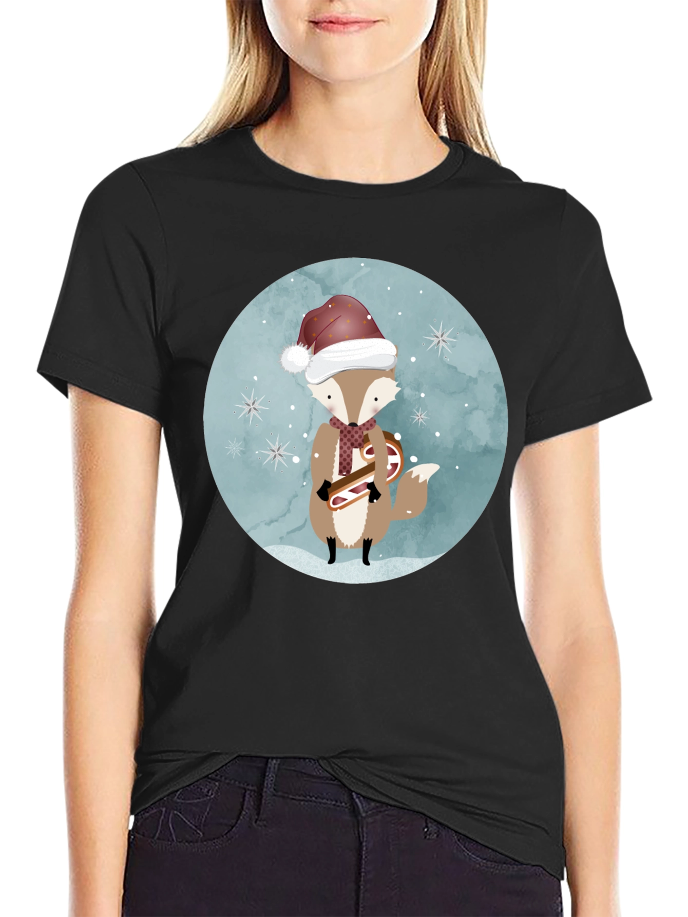 Festive Fox Graphic Tee