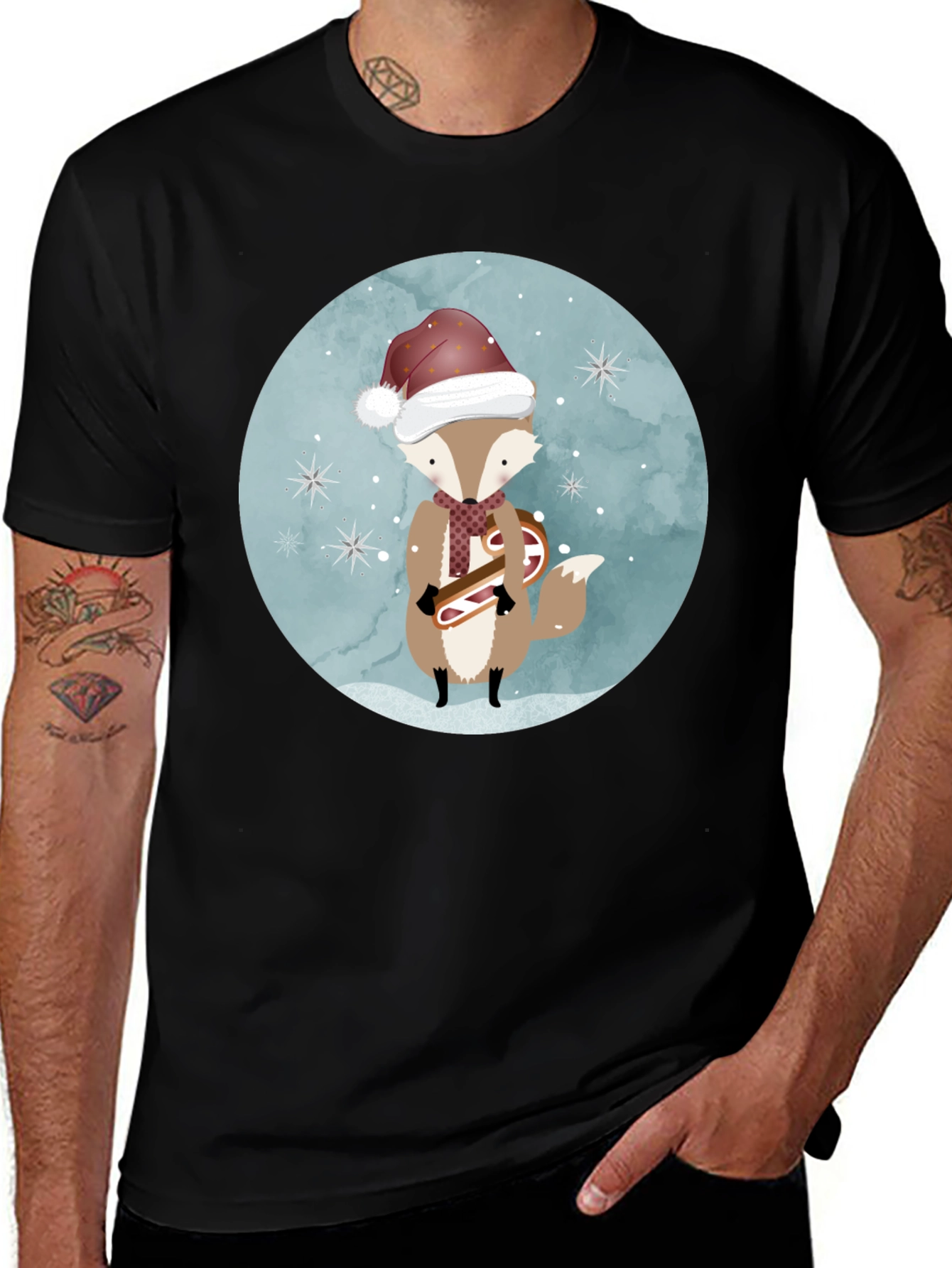 Festive Fox Graphic Tee