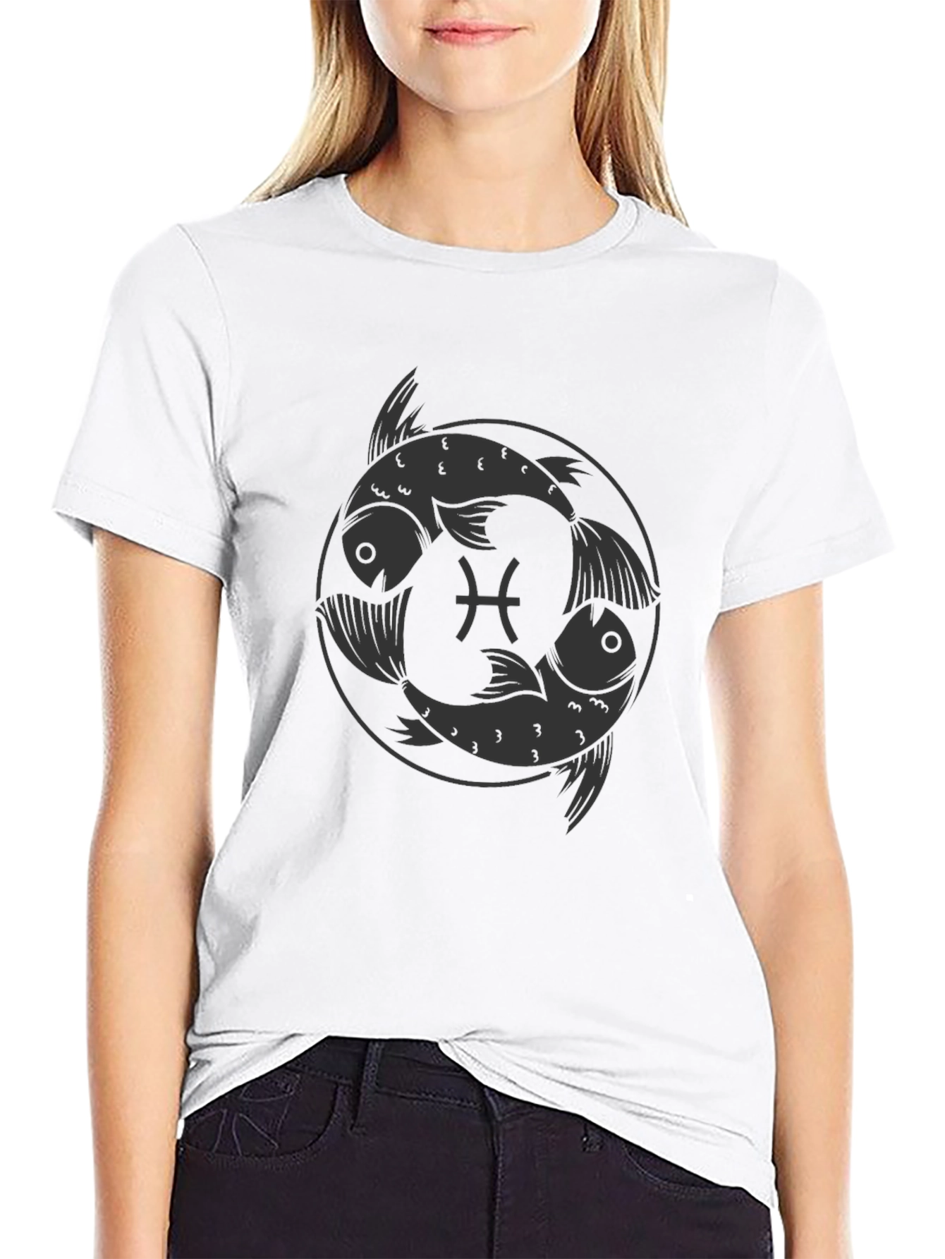 Pisces Zodiac Graphic Tee - Stylish Astrology T-Shirt