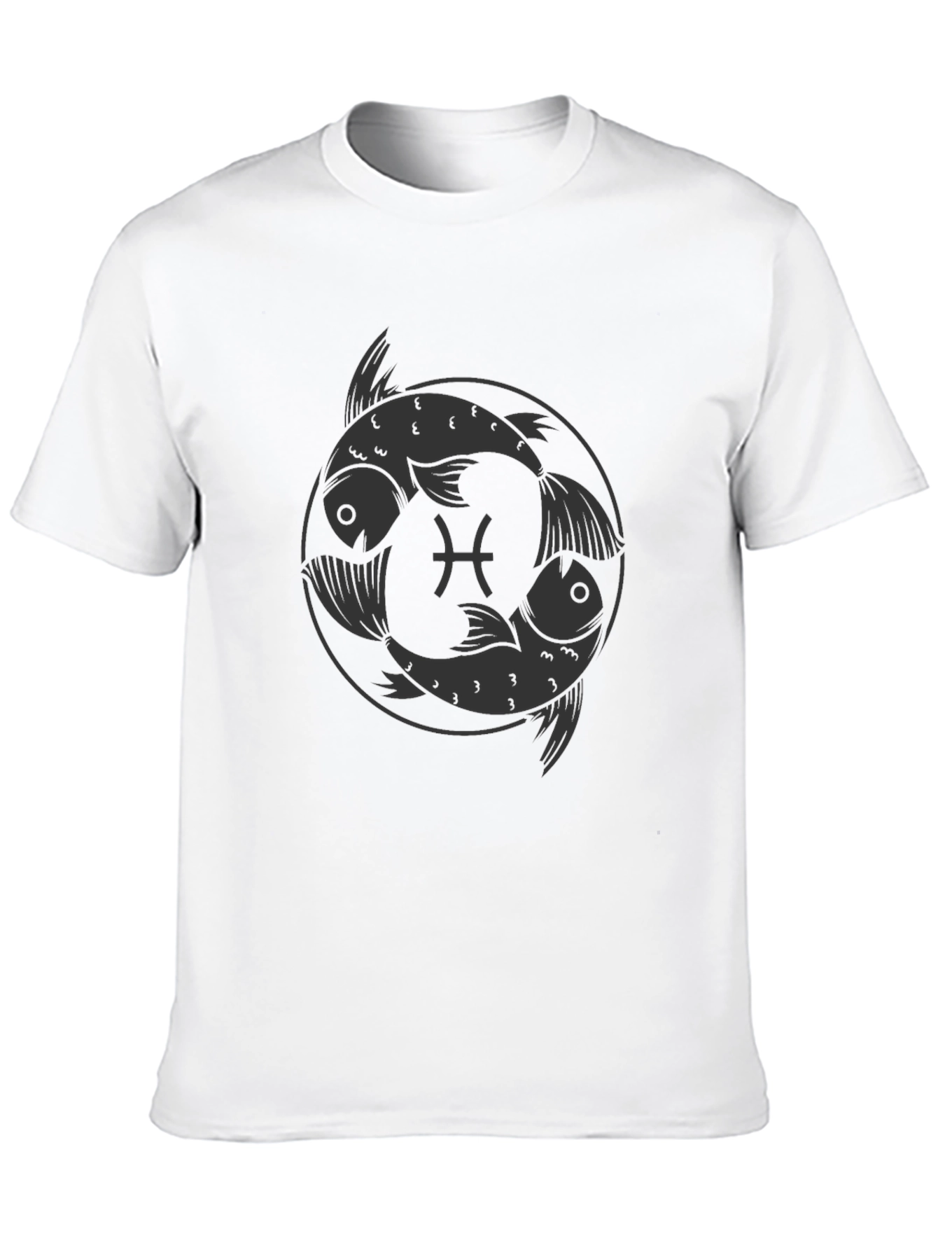 Pisces Zodiac Graphic Tee - Stylish Astrology T-Shirt