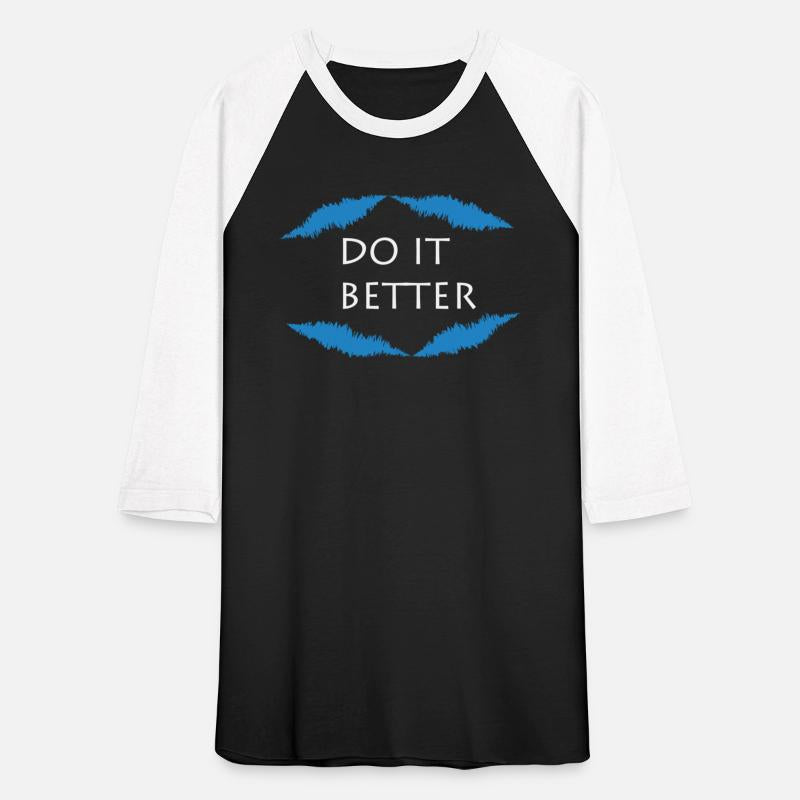 Do It Better Logo Design White Blue