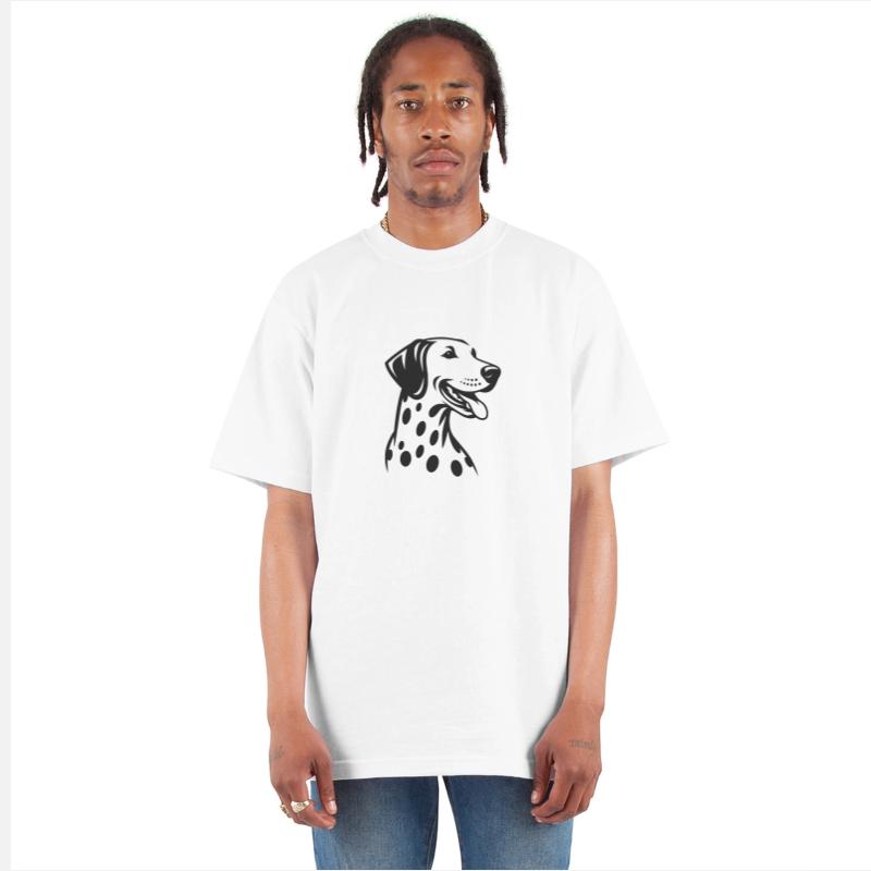 Dog Portrait Elegant Dalmatian Dog