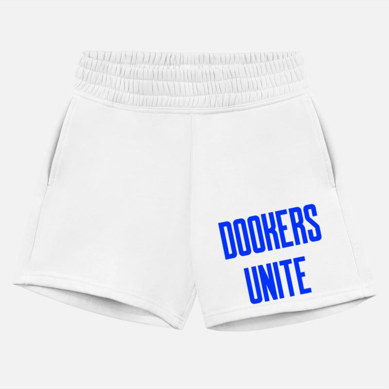 Dookers Unite Blue Text Wild Swimming Tees Long