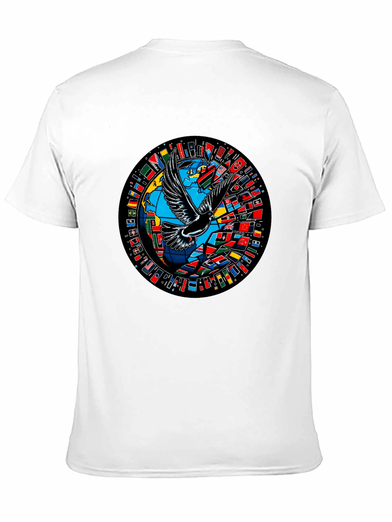 Global Peace Dove Graphic T-Shirt