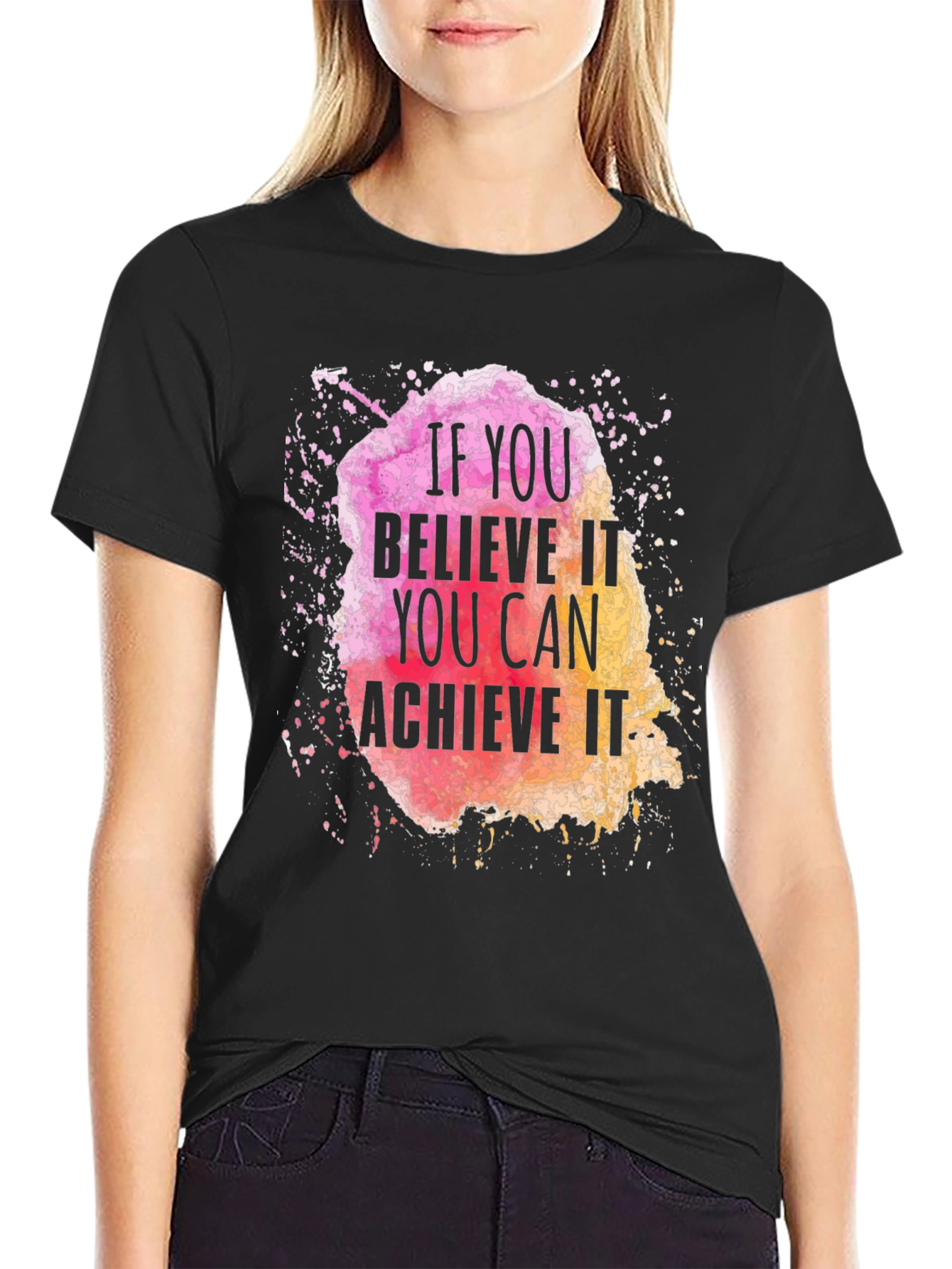 Believe Achieve Graphic Tee