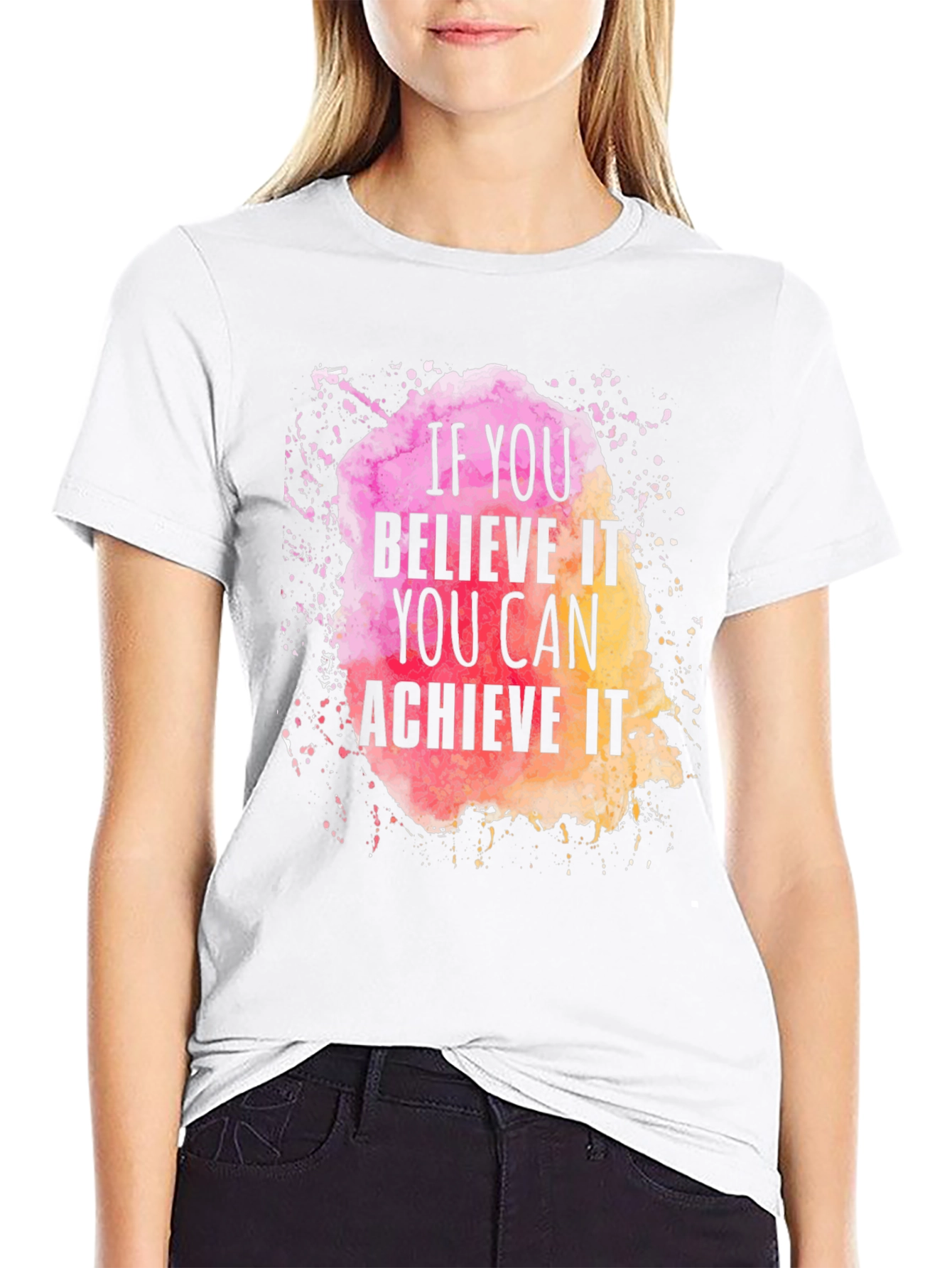 Believe Achieve Graphic Tee
