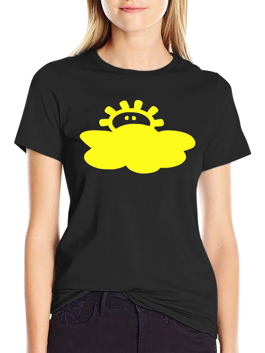 Sunny Cloud Black T-Shirt