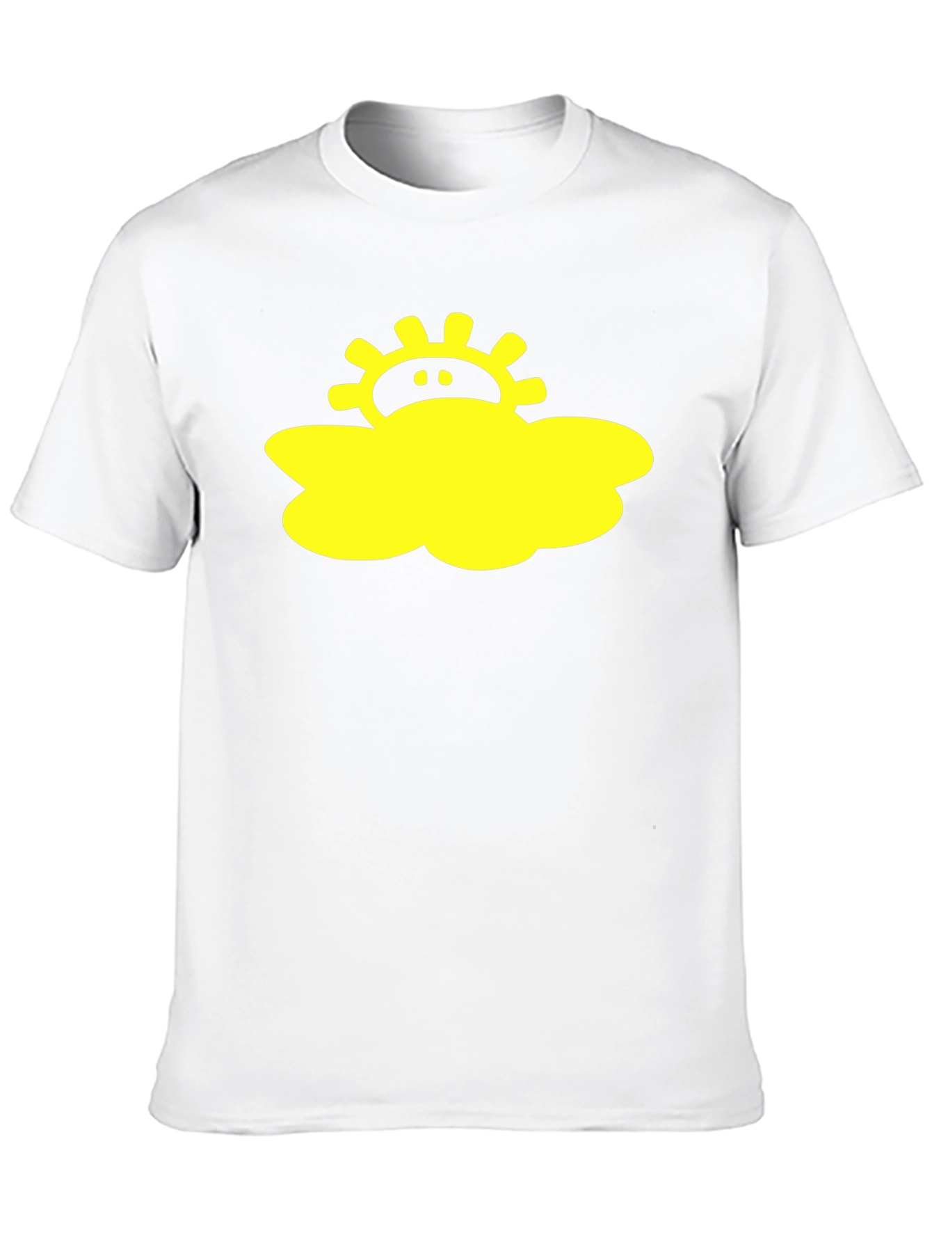 Sunny Cloud Black T-Shirt