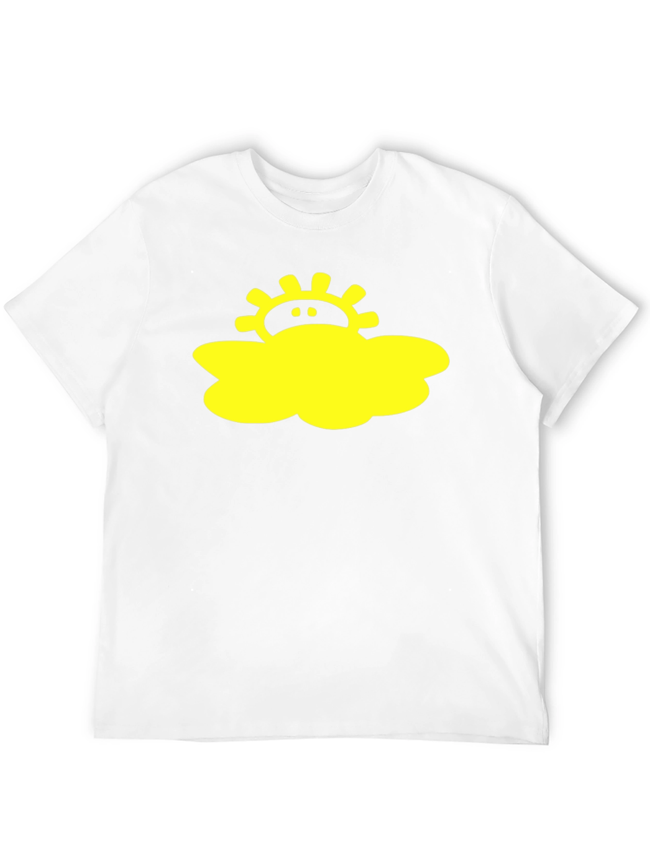 Sunny Cloud Black T-Shirt