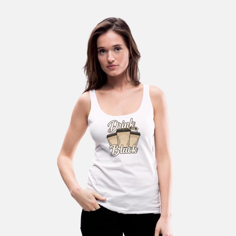 Drink Black Coffee Coffee Typography