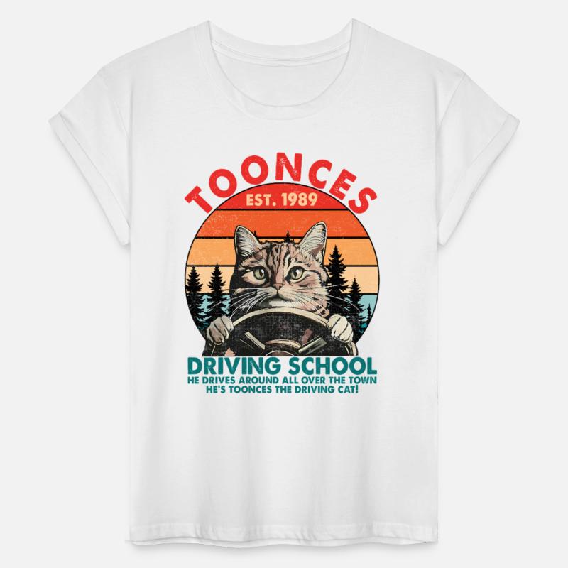 Driving School Cat Tee