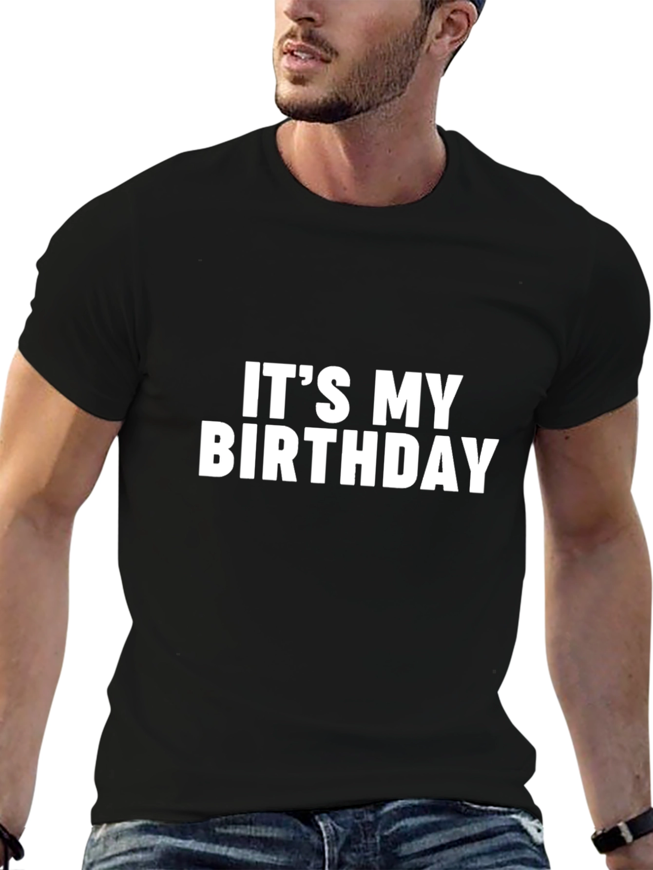 Its My Birthday Black T-Shirt
