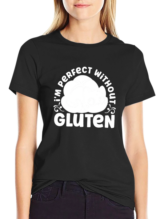 Perfect Without Gluten T-Shirt - Black