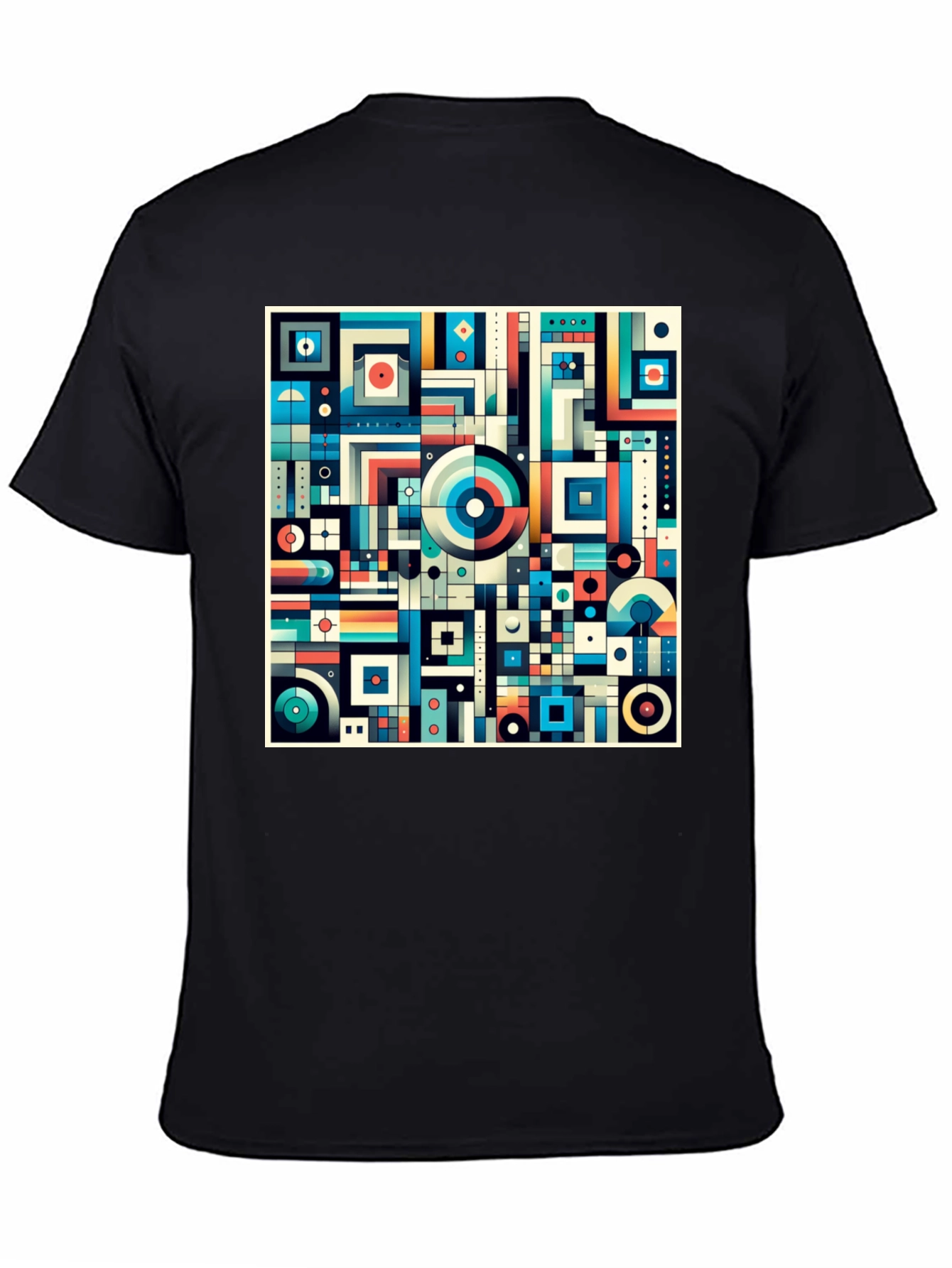 Abstract Geometric Pattern Tee - Modern Art T-Shirt