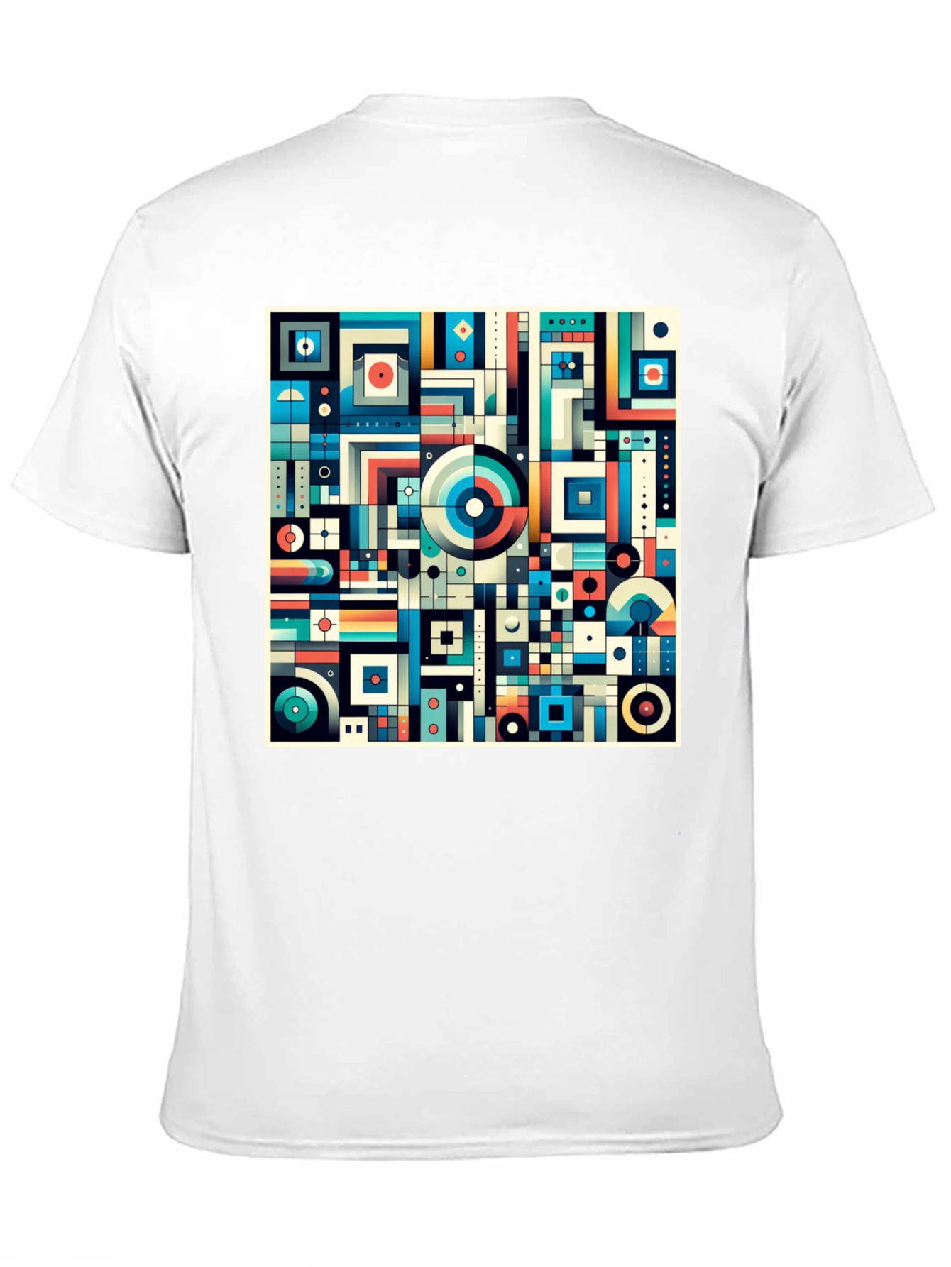 Abstract Geometric Pattern Tee - Modern Art T-Shirt