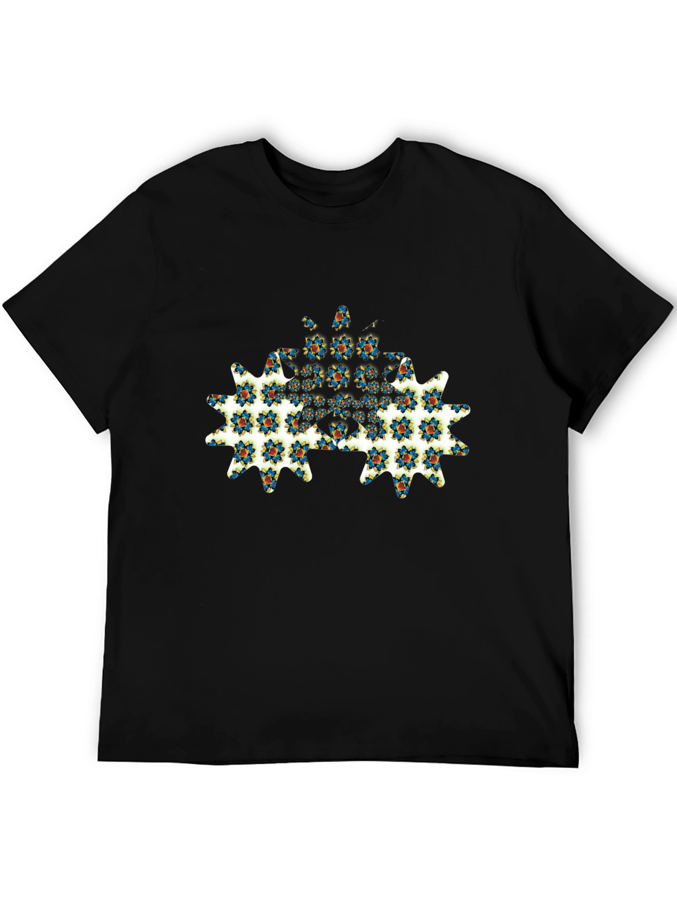 Floral Gear Graphic Tee - Modern Menswear