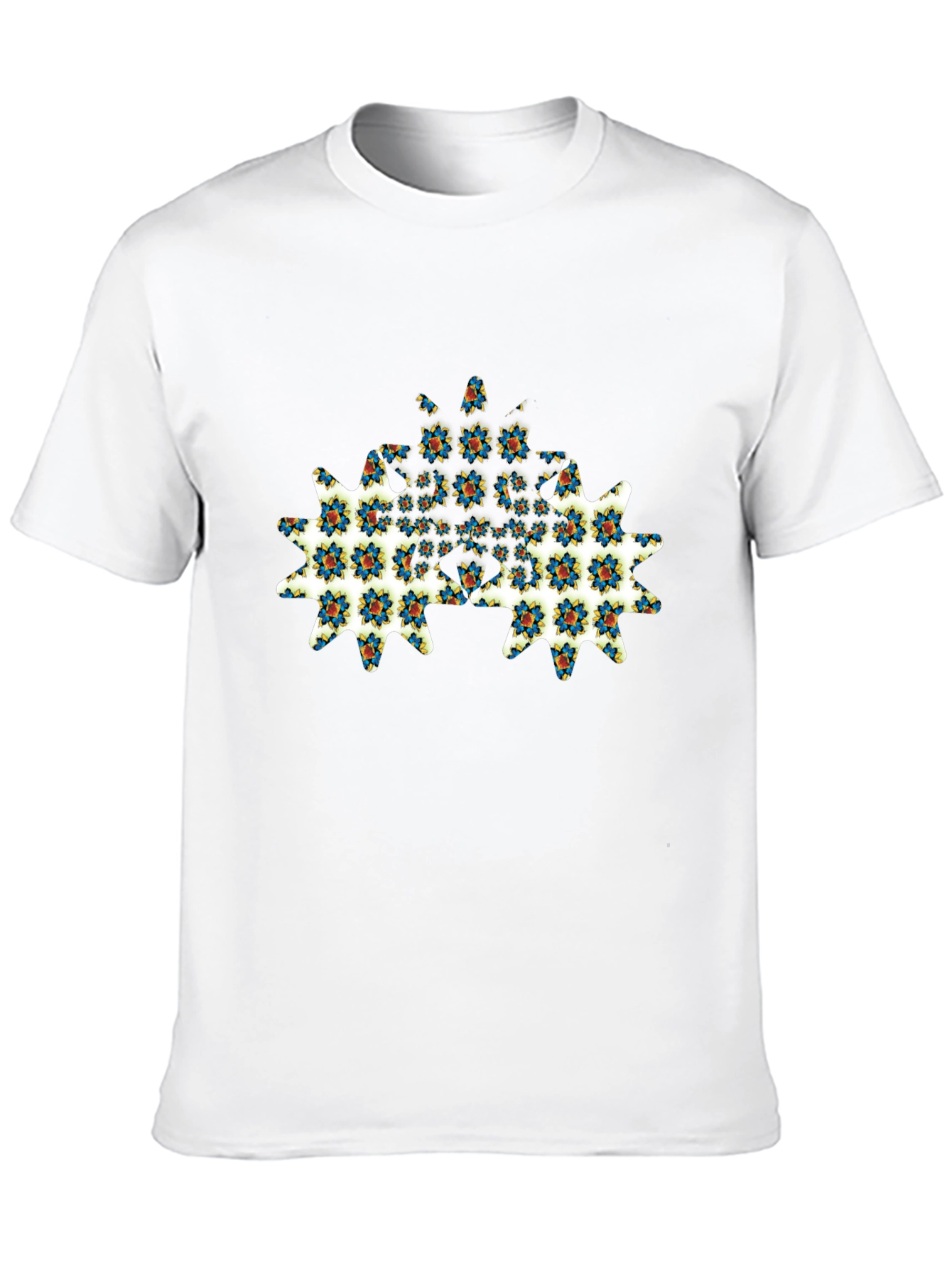 Floral Gear Graphic Tee - Modern Menswear