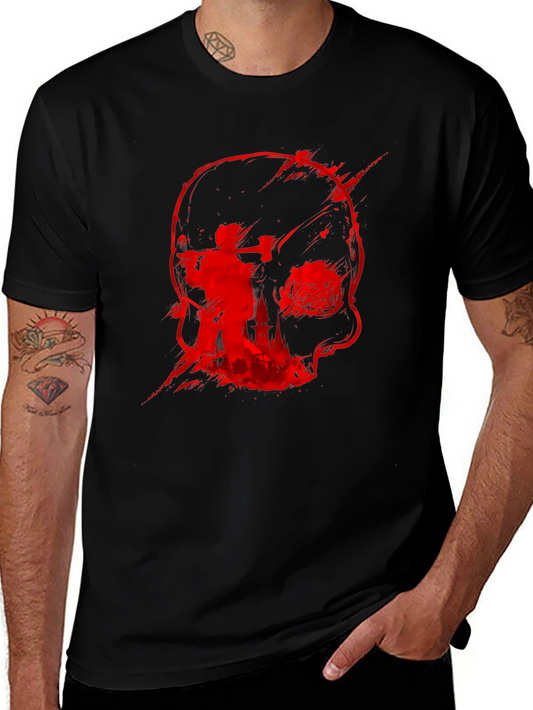 Grim Reaper Skull Graphic Tee