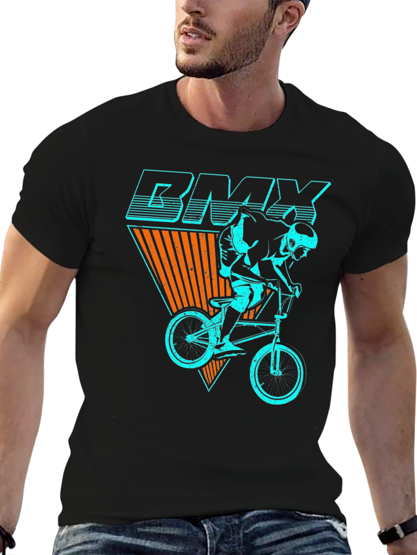 BMX Rider Graphic Tee - Cool Biker T-Shirt