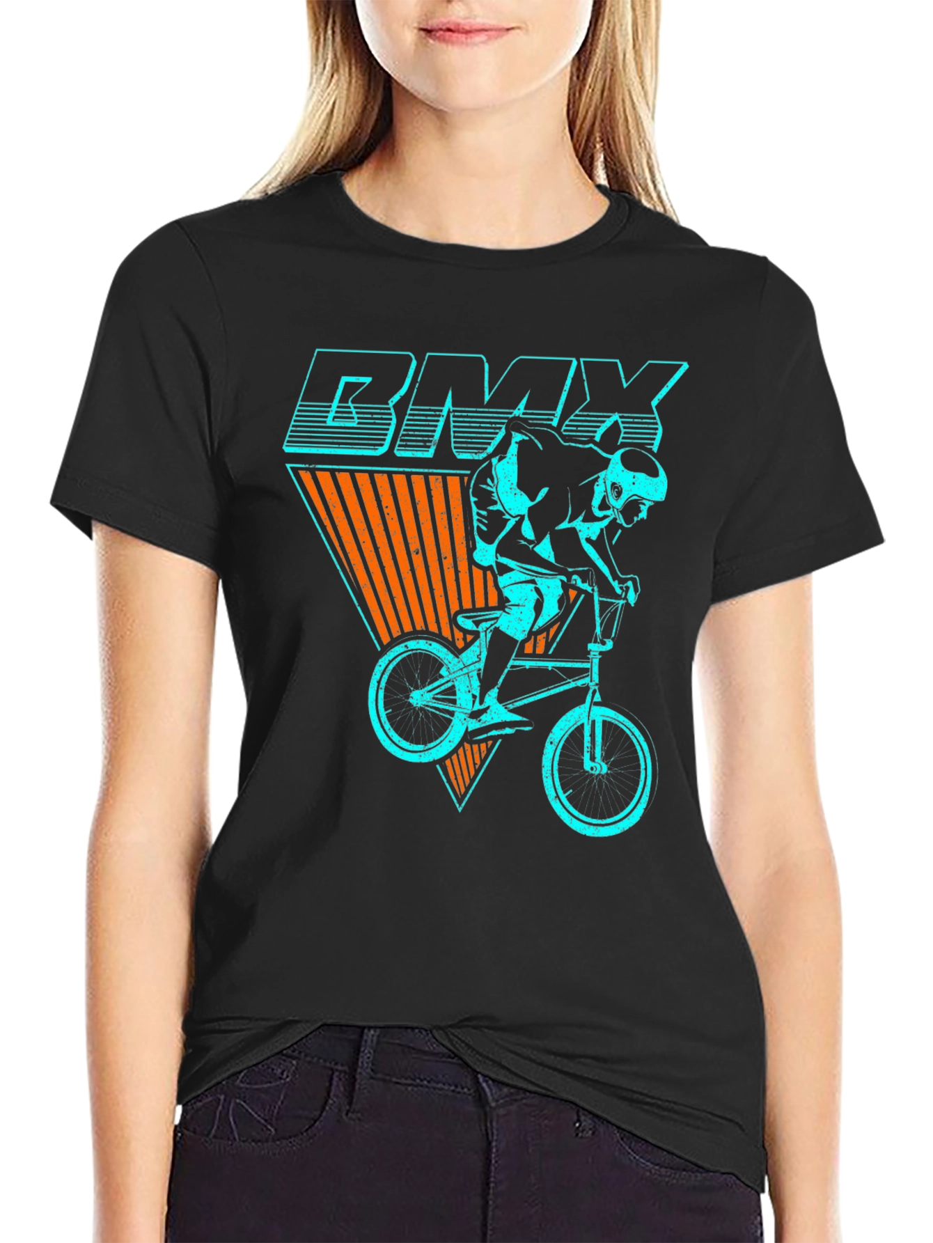 BMX Rider Graphic Tee - Cool Biker T-Shirt