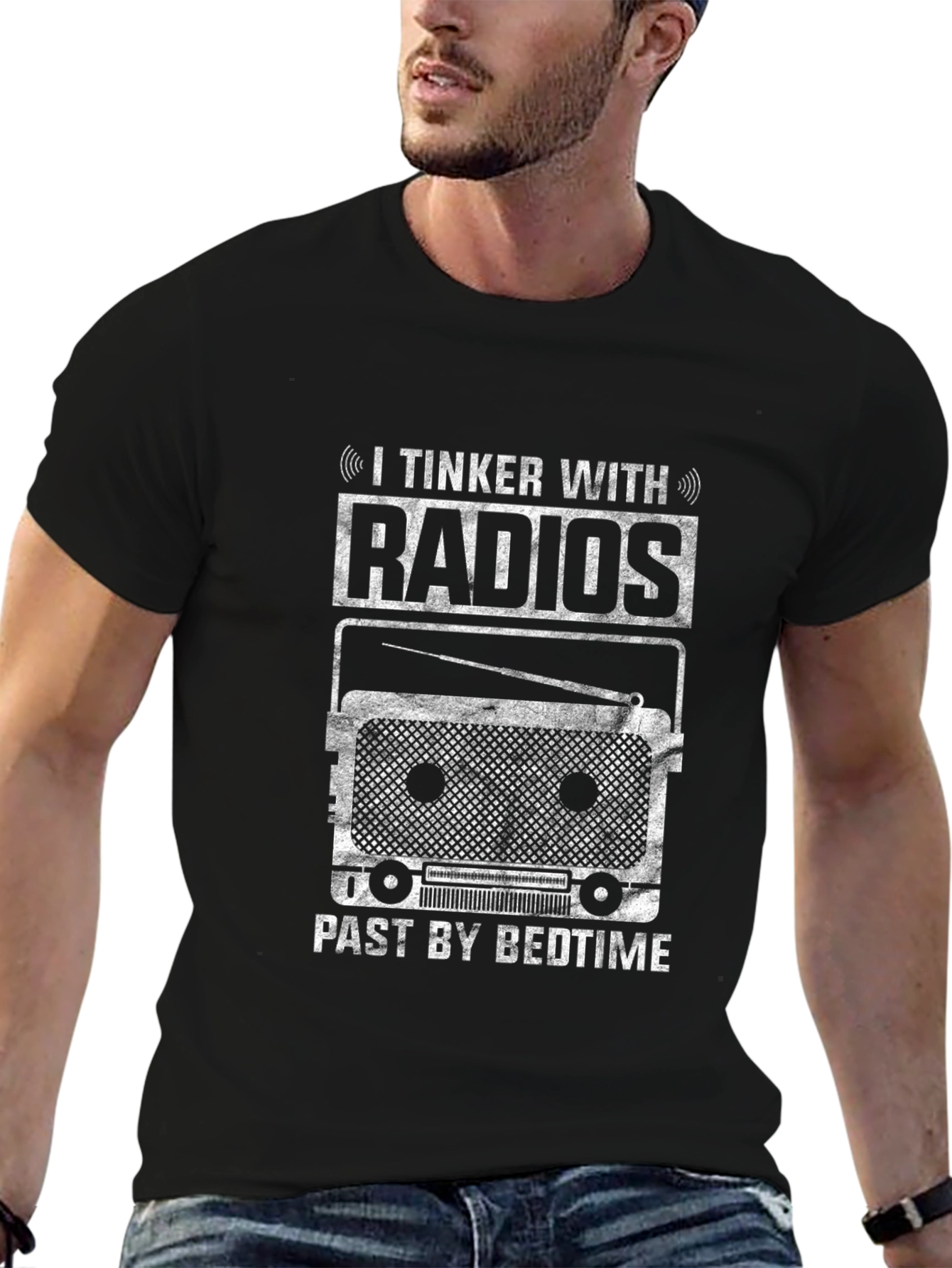I Tinker With Radios T-Shirt - Hobbyist Tee