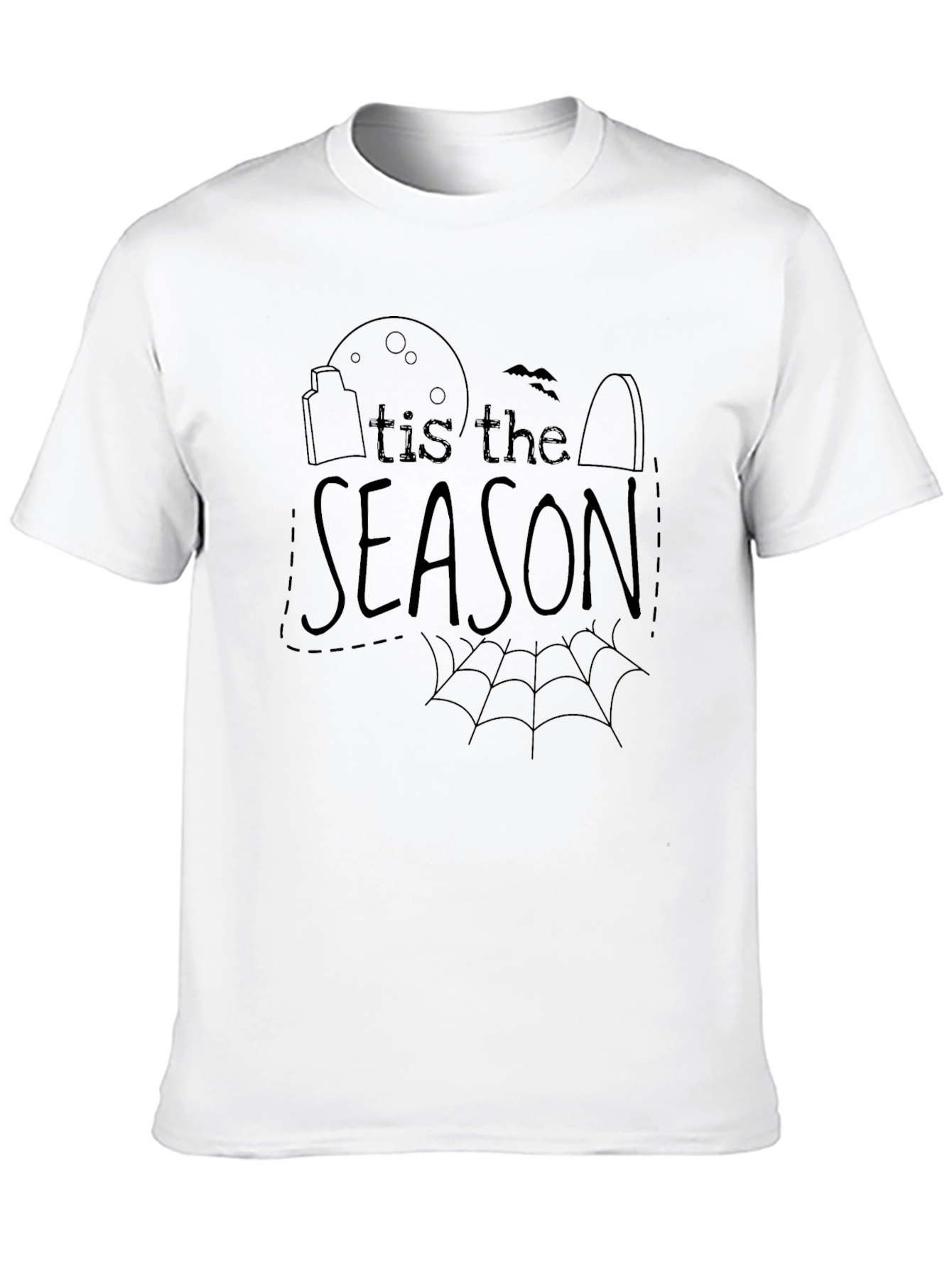 Tis the Season Halloween Black T-Shirt