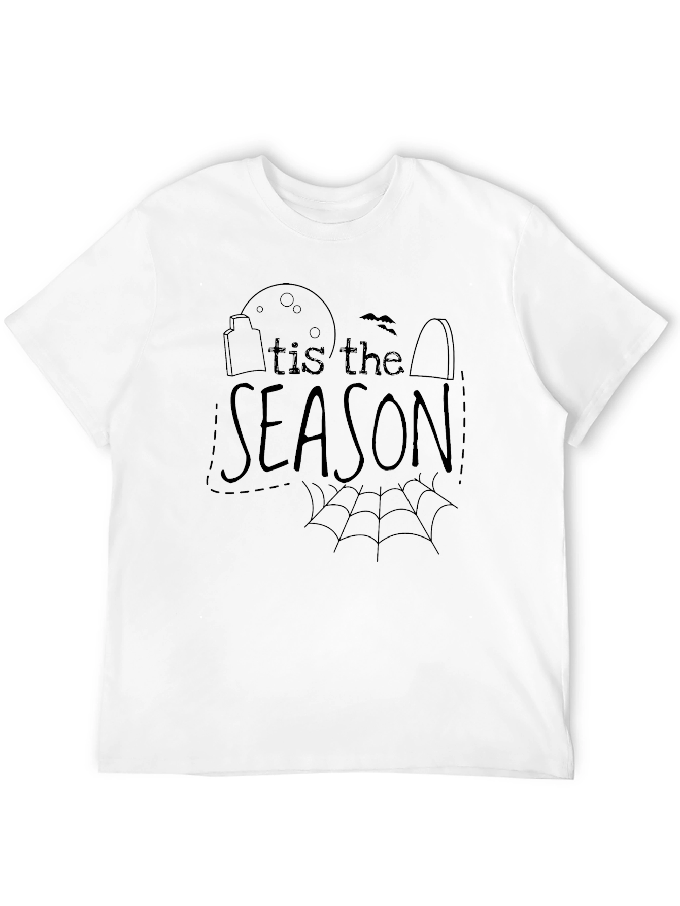 Tis the Season Halloween Black T-Shirt