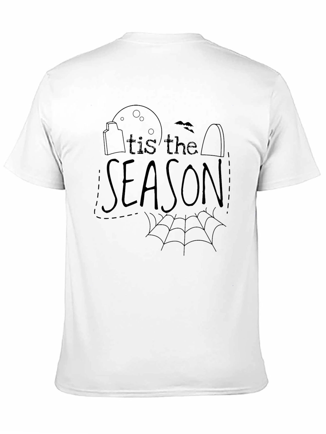 Tis the Season Halloween Black T-Shirt