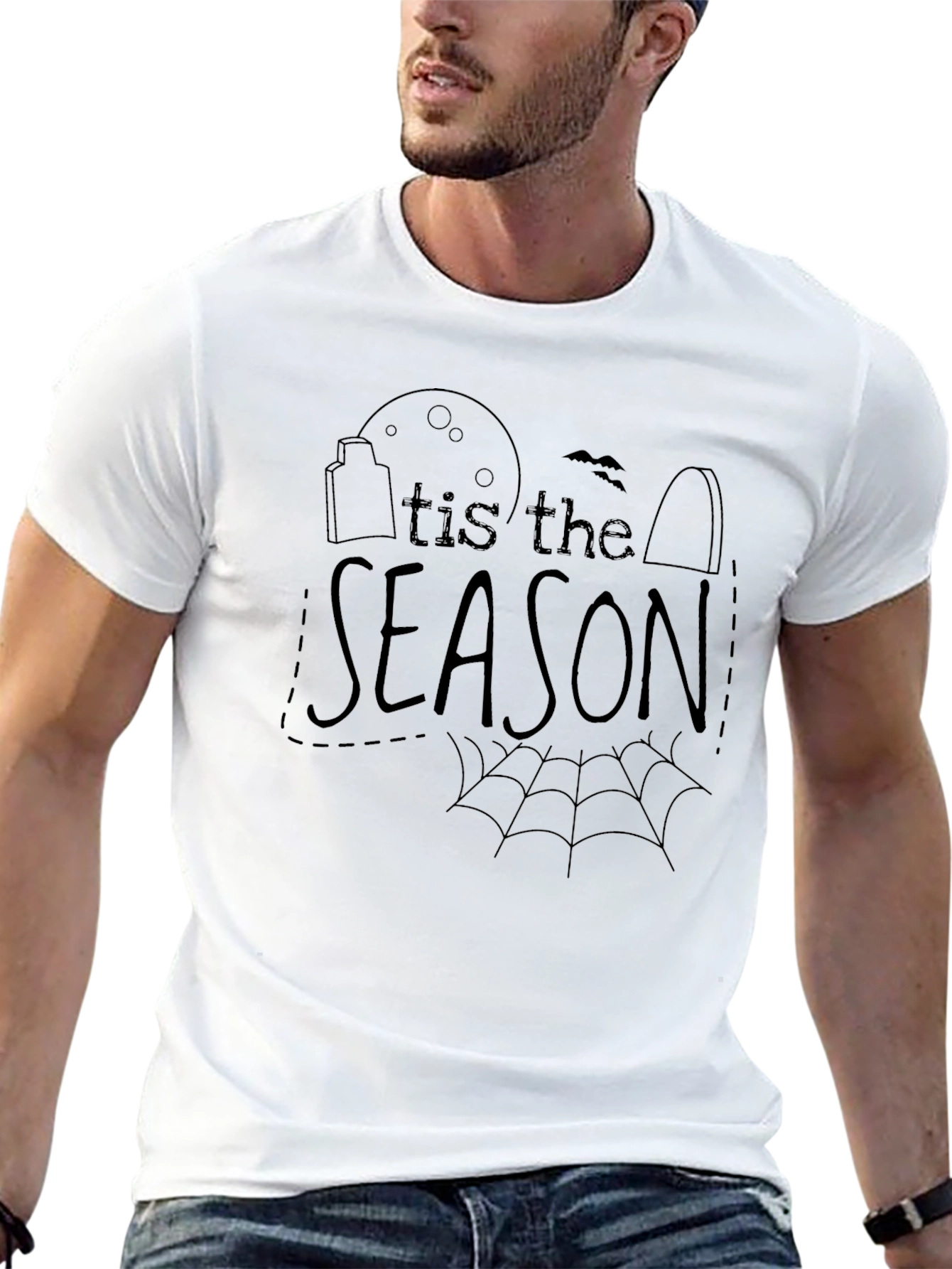 Tis the Season Halloween Black T-Shirt