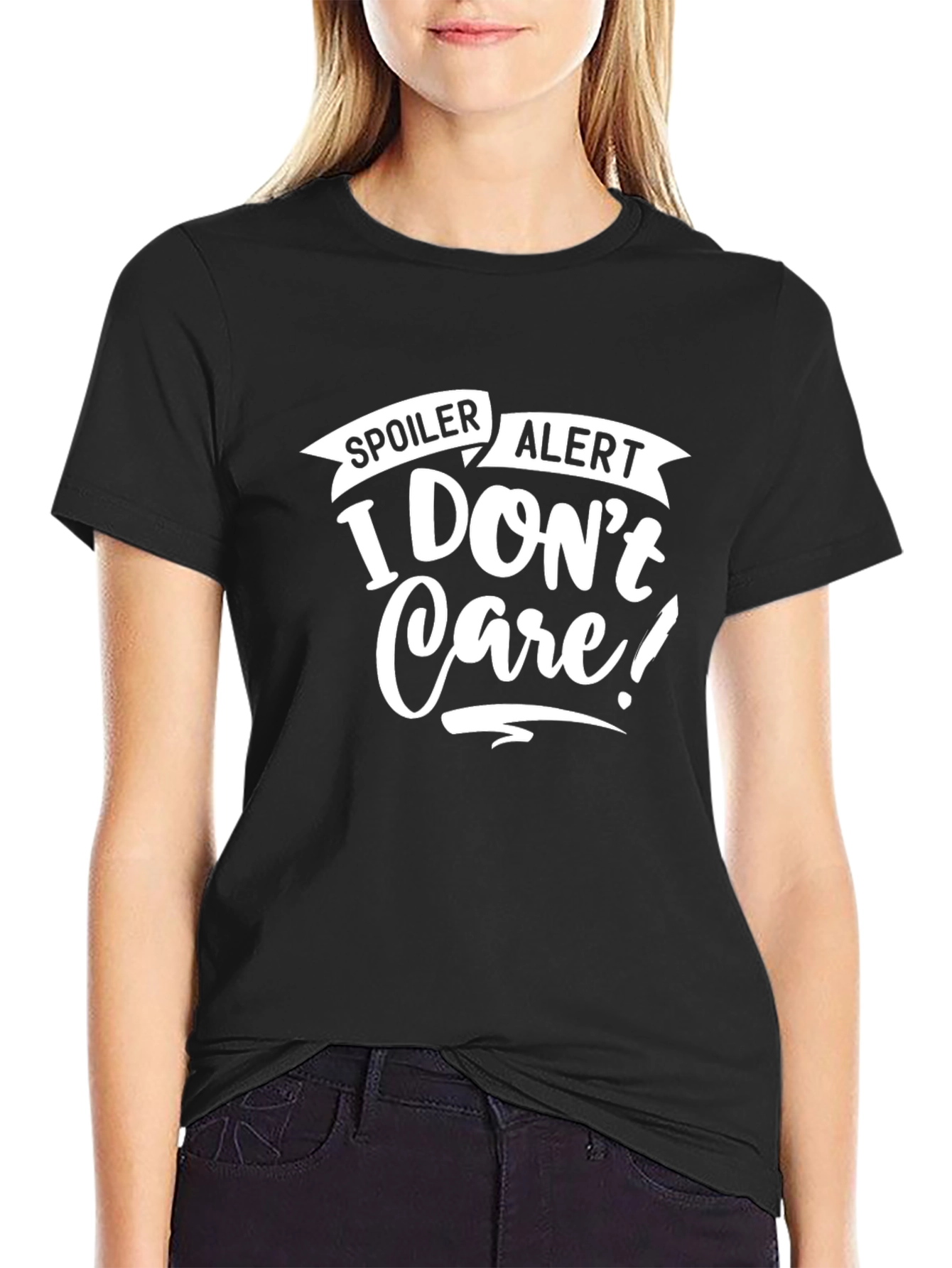 Spoiler Alert T-Shirt - I Dont Care Novelty Tee