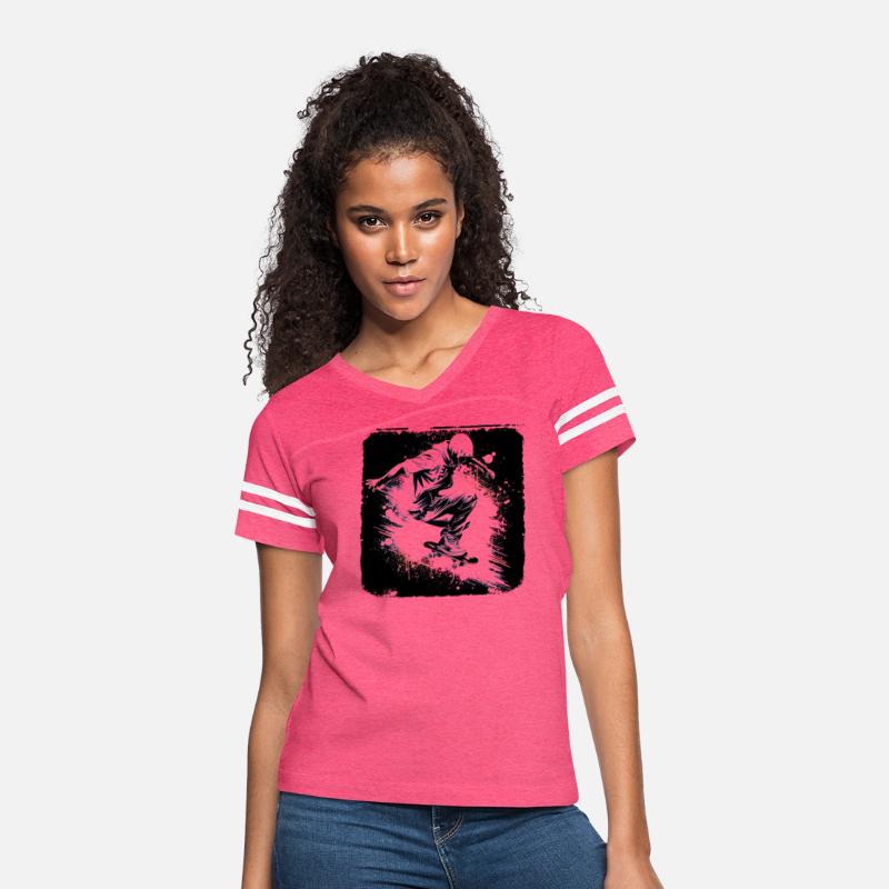 Dynamic Skateboarding Vibe - Negative Space Skater