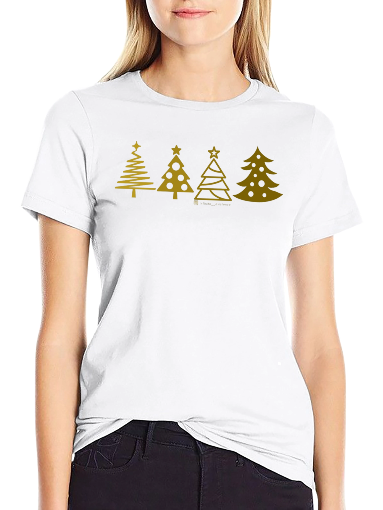 Festive Christmas Tree Graphic Tee - Holiday Style
