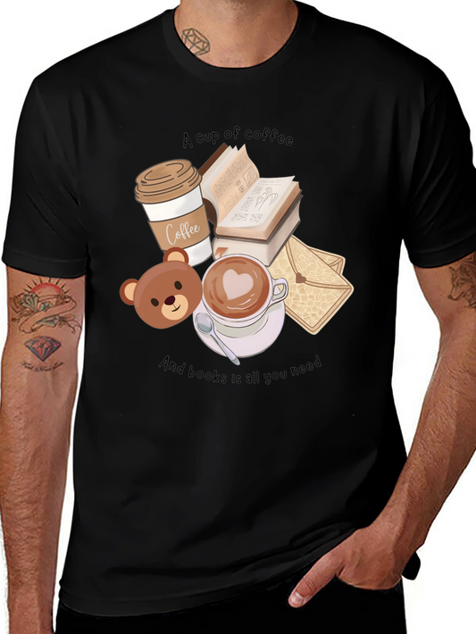 Coffee and Books Graphic Tee
