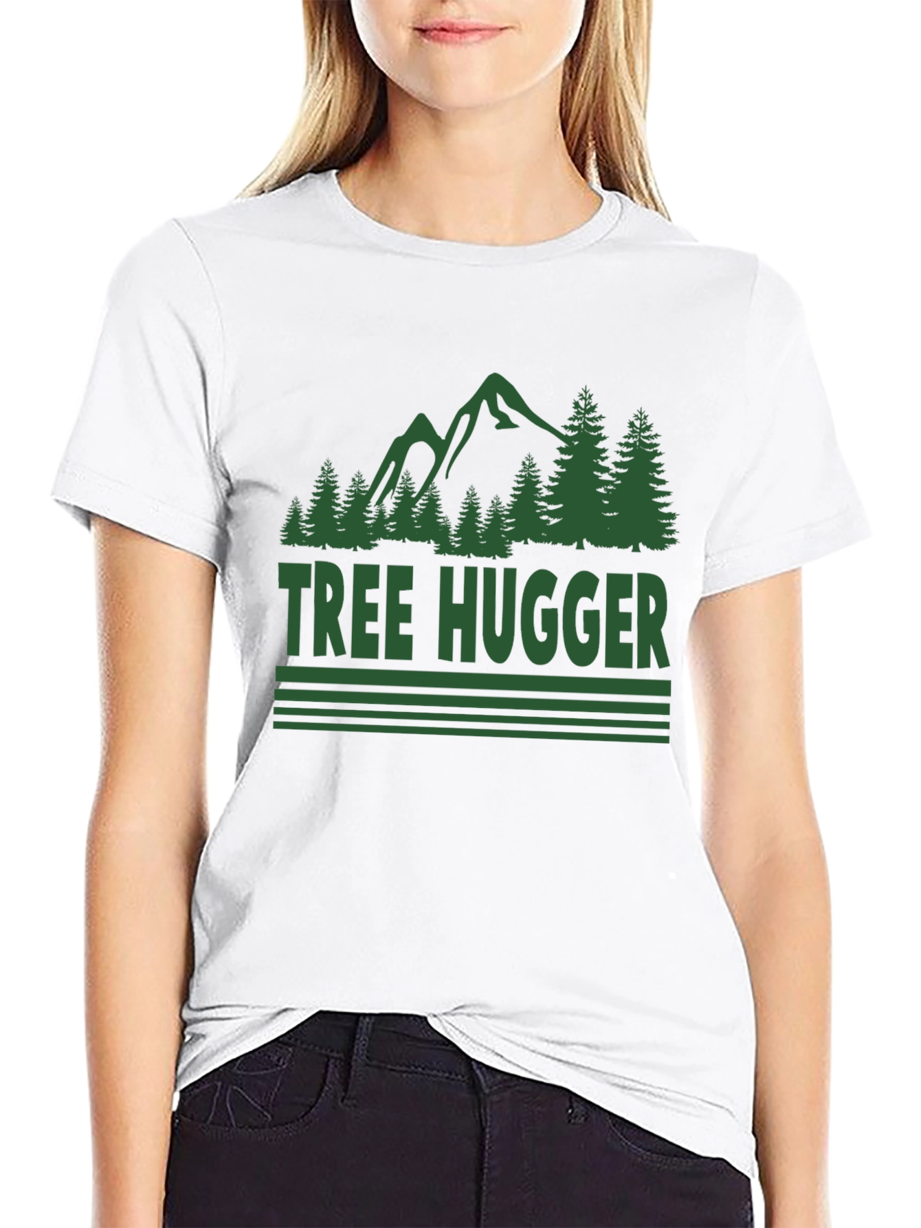 Tree Hugger Graphic Tee - Nature Lover T-Shirt
