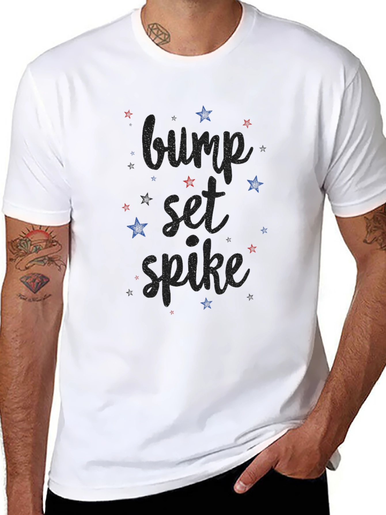 Bump Set Spike Patriotic T-Shirt