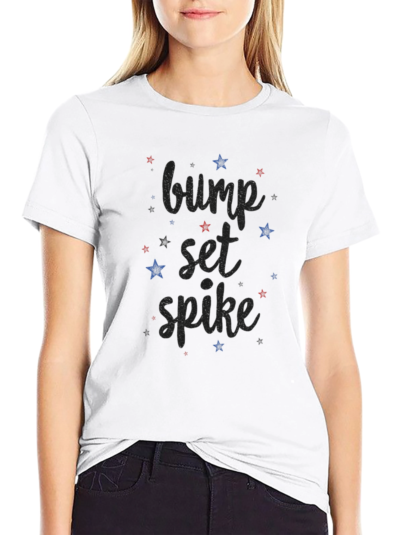Bump Set Spike Patriotic T-Shirt