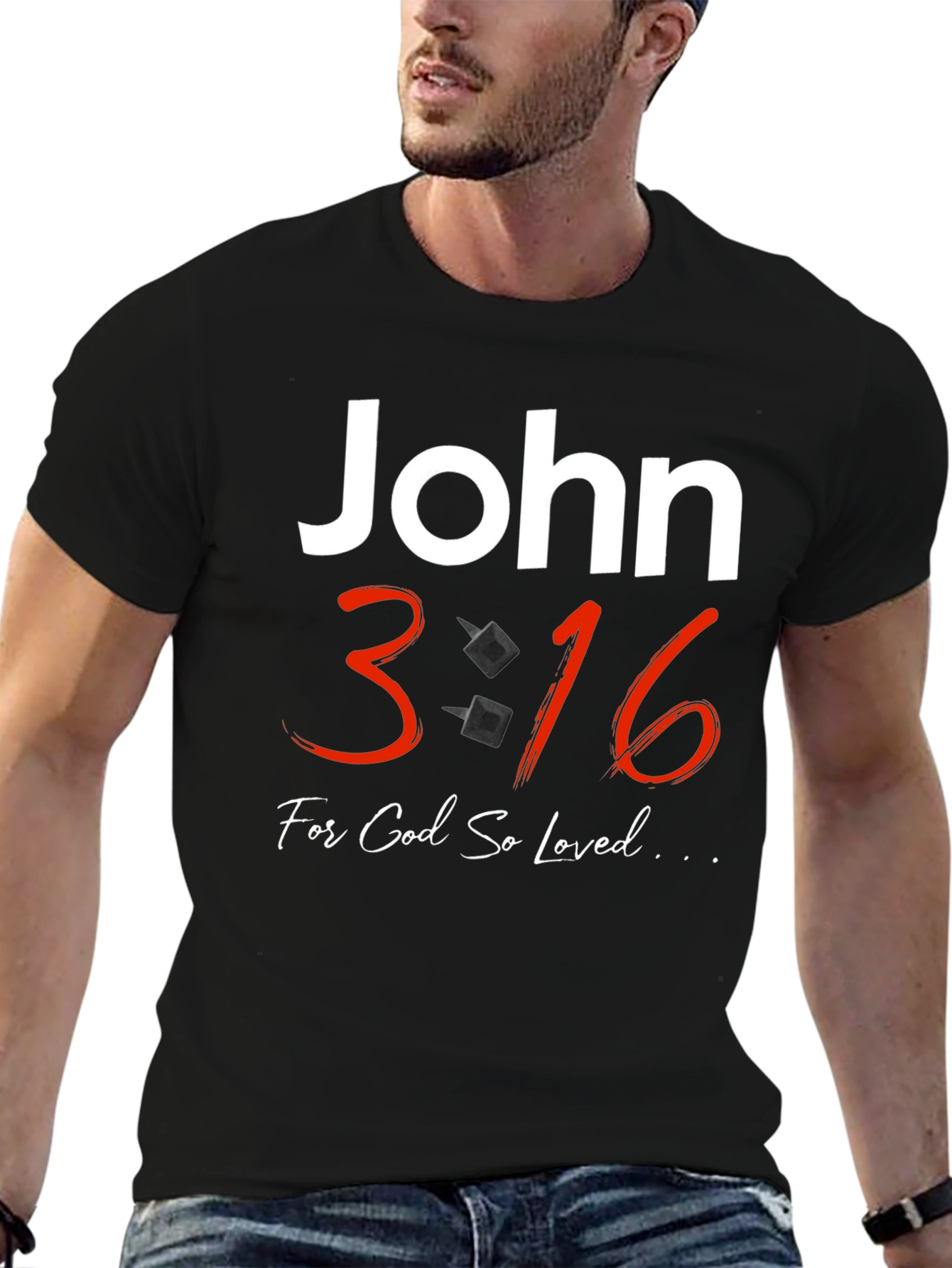 John 3:16 T-Shirt - Religious Christian Apparel