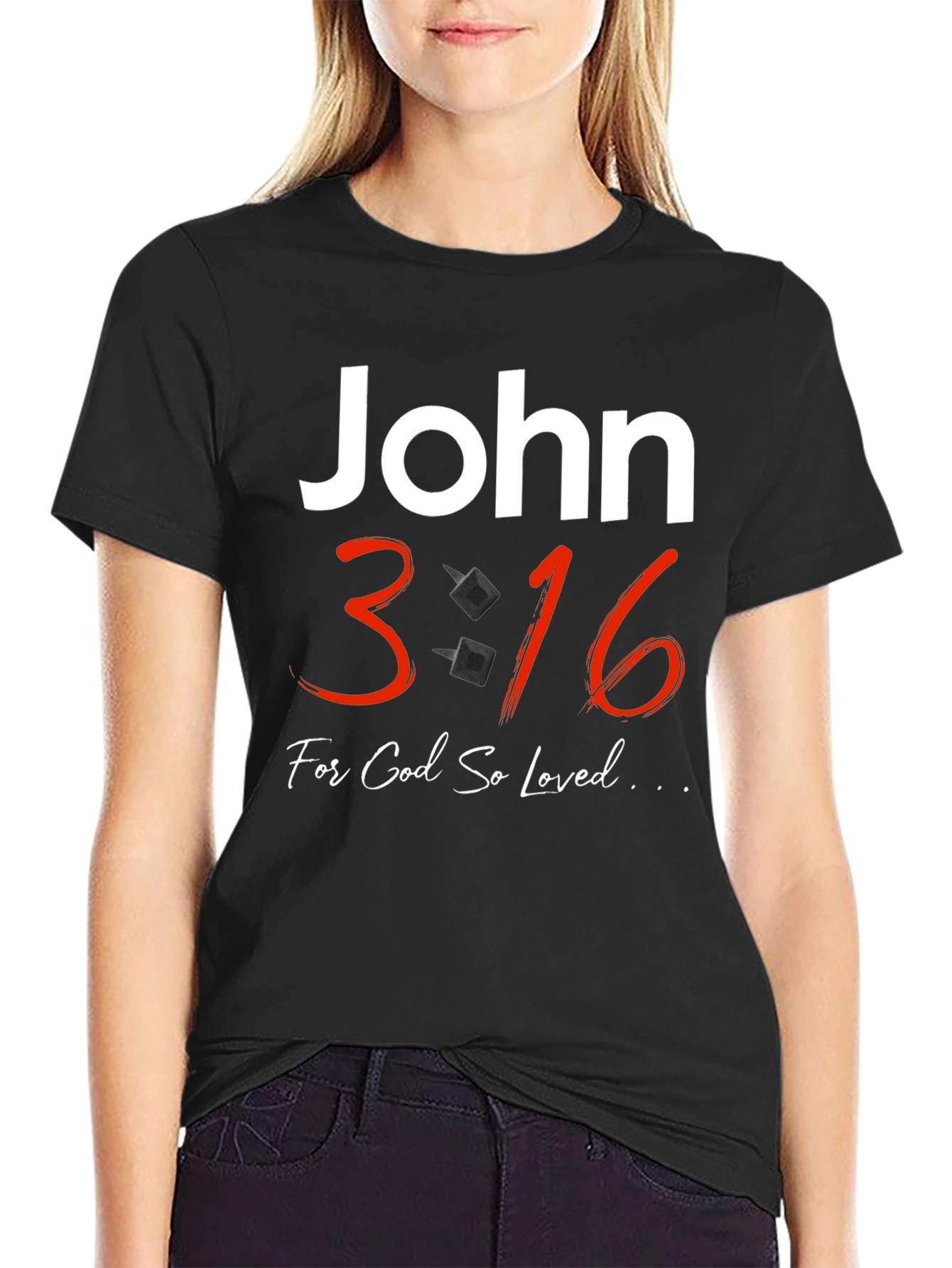 John 3:16 T-Shirt - Religious Christian Apparel