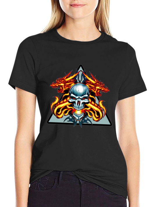 Dragon Skull Graphic Tee - Menswear