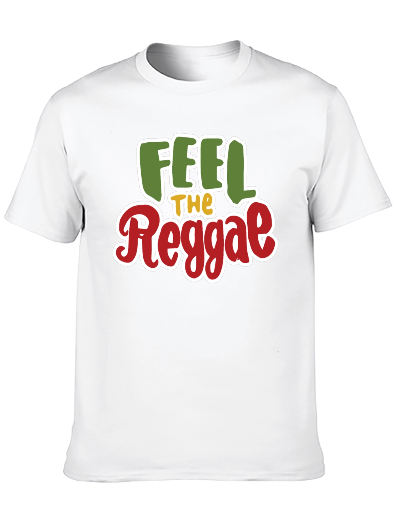 Feel The Reggae Graphic T-Shirt - Black