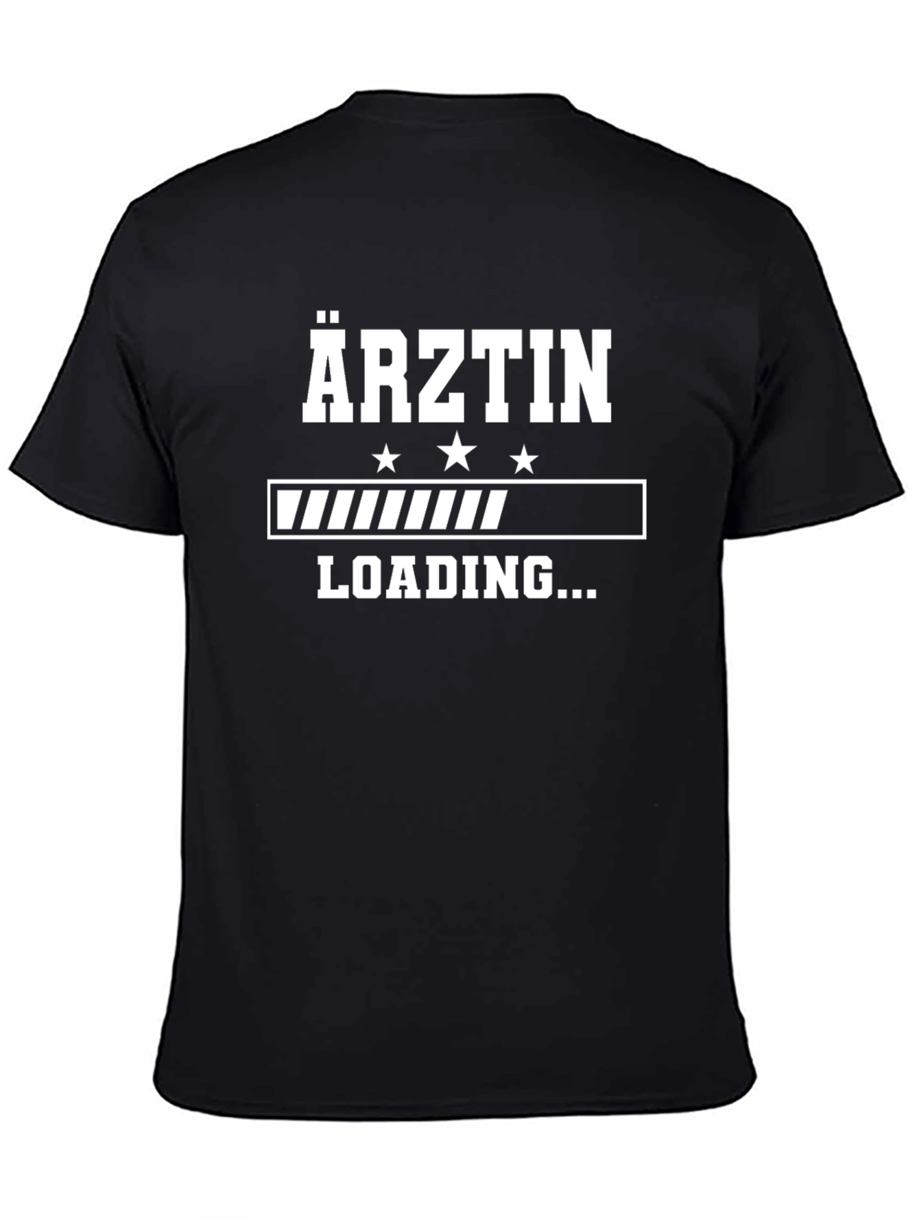 Ärztin Loading Graphic T-Shirt - Black