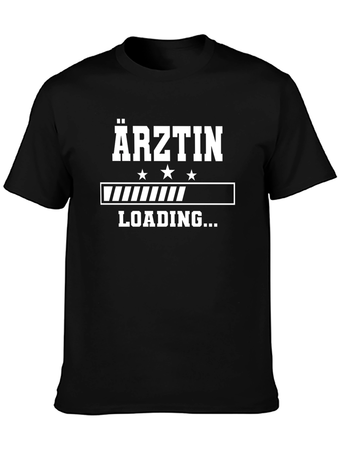 Ärztin Loading Graphic T-Shirt - Black