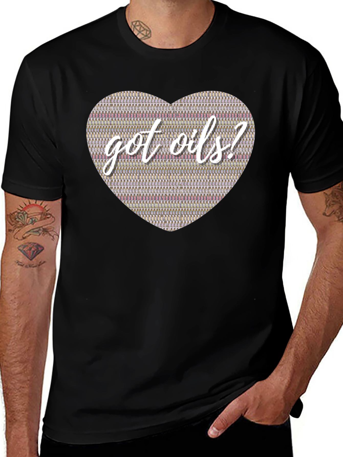 Got Oils? Essential Oils Heart T-Shirt