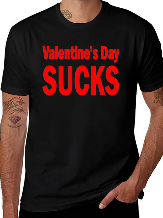 Valentines Day Sucks Graphic T-Shirt