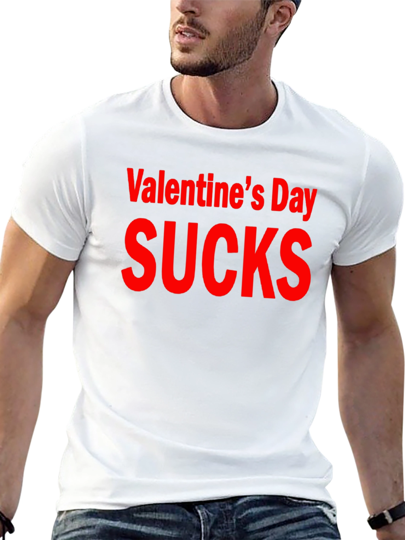 Valentines Day Sucks Graphic T-Shirt